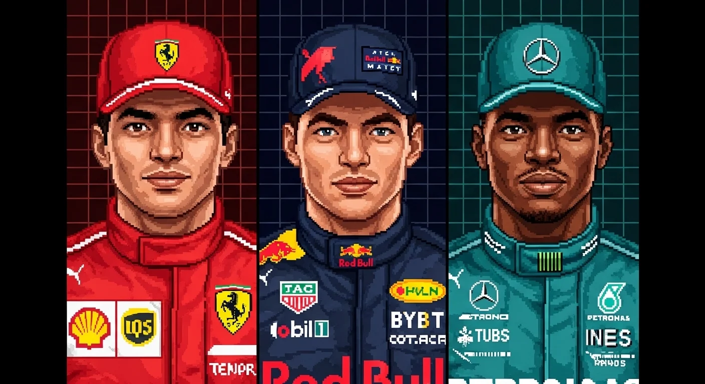 นักขับ F1 กำลังแข่งขัน